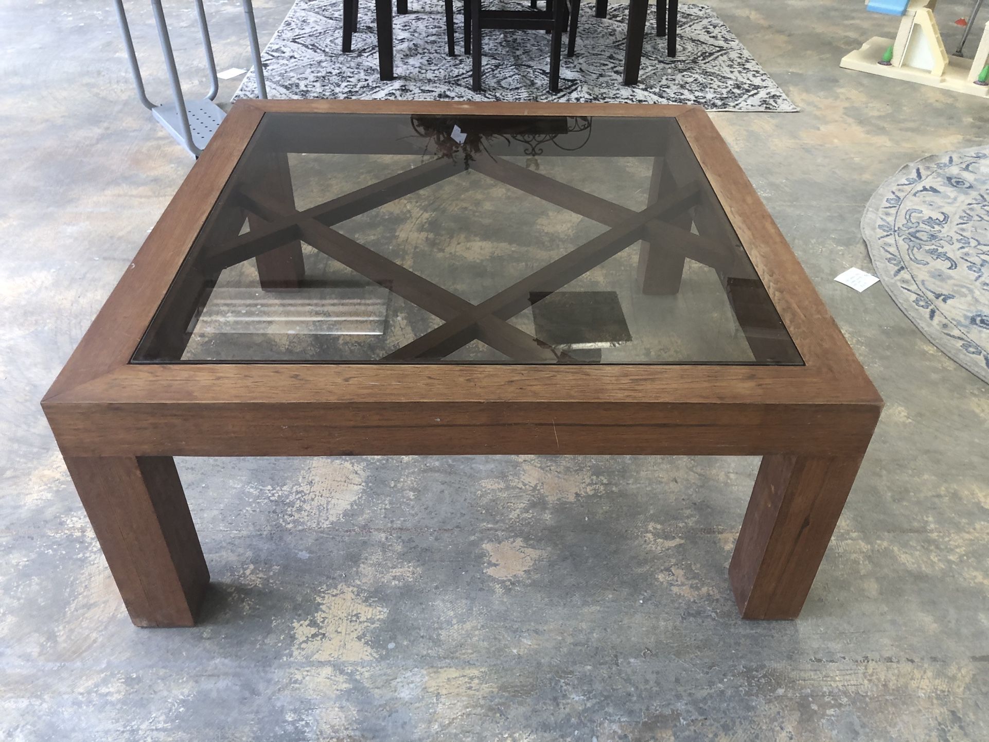 Solid Walnut Coffee Table Very Heavy