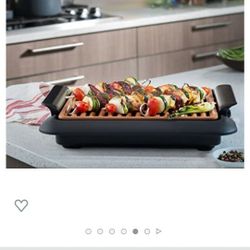 Gotham steel smokeless electric grill portable and non stick