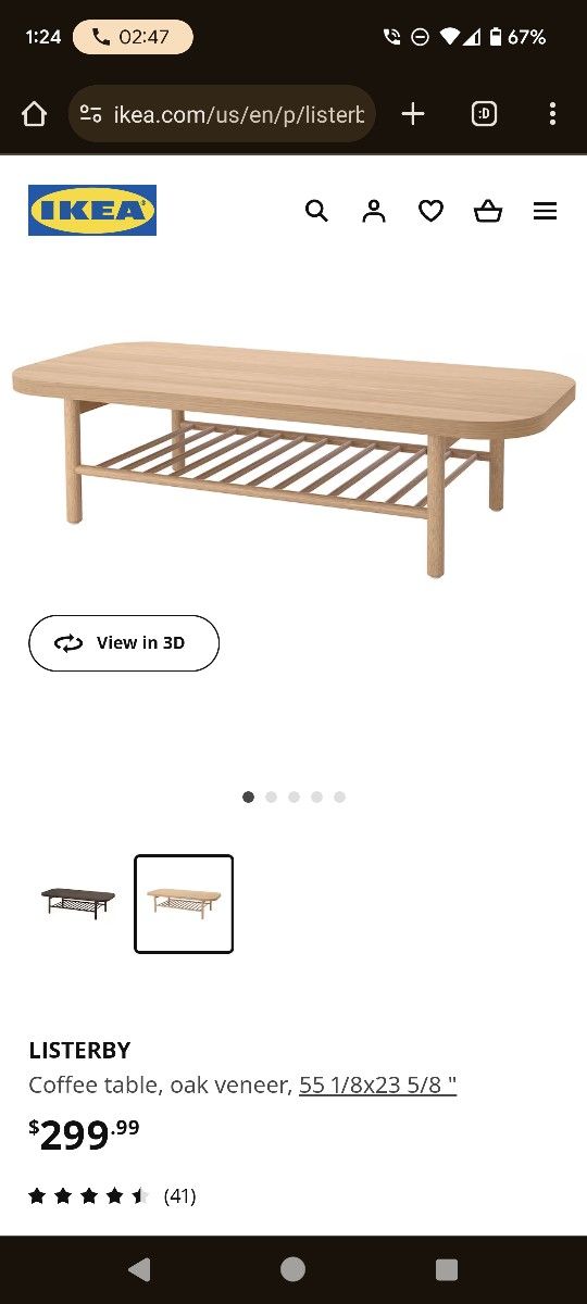 Ikea coffee Table 