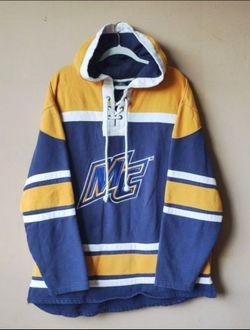 Old Time Hockey Merrimack College Warriors Sweater Sweatshirt Top Hoodie men's size XL TG extra Large