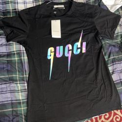 T-shirt with Gucci Blade print