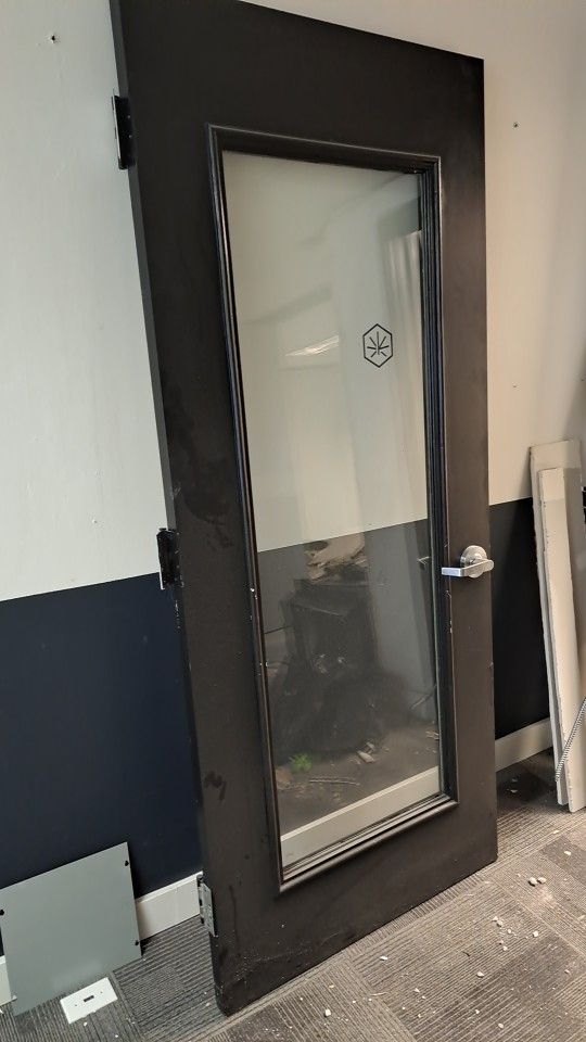 2 Heavy Duty Office Doors With Glass