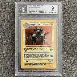 POKEMON Magneton holo #9 SHADOWLESS Base Set | BECKETT BGS 9 MINT