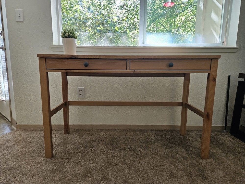 Ikea HEMNES desk (brown)
