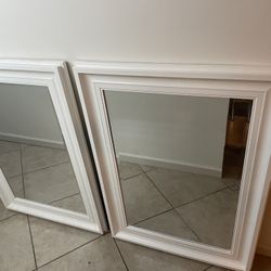 Pair Of Large Mirrors 