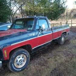 1977 Chevy Cheyenne Part Or Project Truck