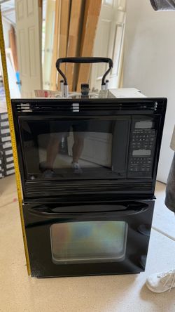 GE 27" Built-In Double Wall Oven & Microwave Combo – Works Great – $700 OBO