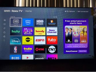 70 inch onn Roku tv