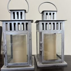 Silver Lanterns  x2