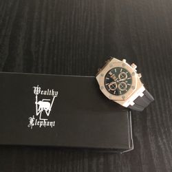 Wealthy Elephant Rose Gold Watch Unisex Luxury Limited Edition 40mm Quartz New