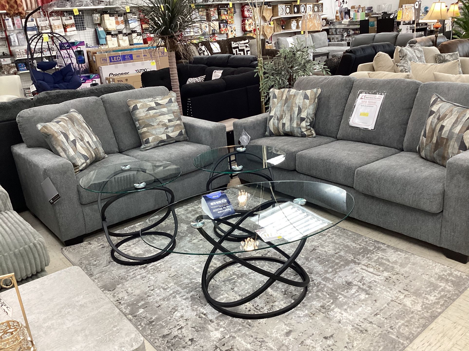 Sofa and Love Seat $999