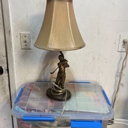Bombbay Company Brass Golf Lamp