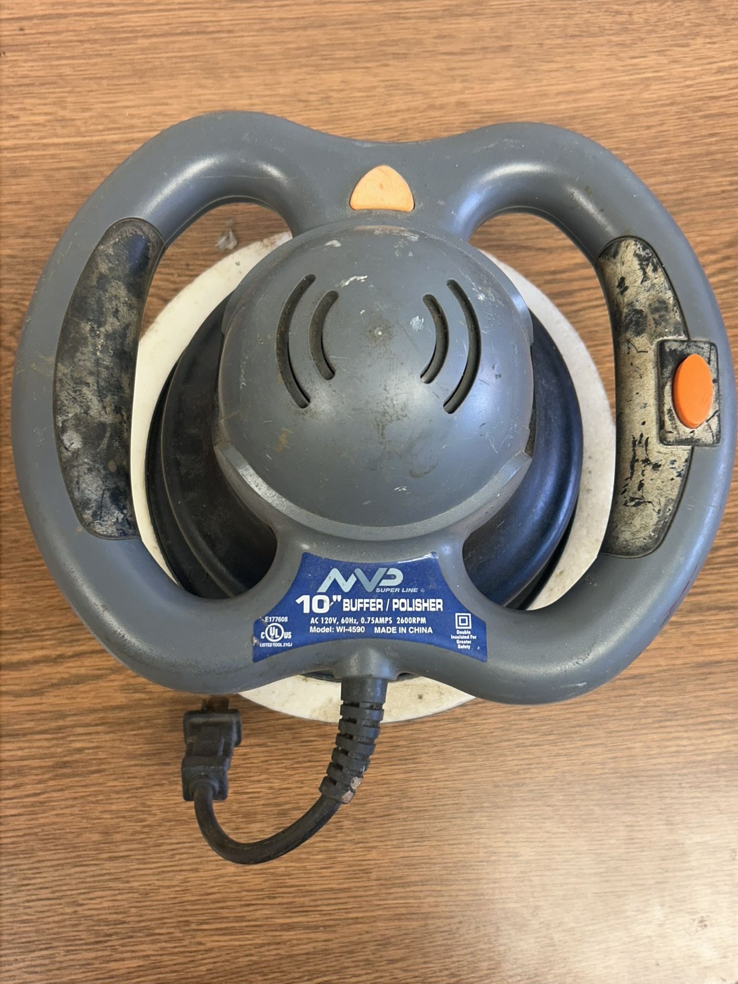 MVP Super Line 10-Inch Electric Buffer / Polisher – Model WH-8590