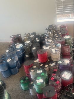 #10 AWG THHN/THWN-2 Copper Electrical Wire – 500ft  Available Colors: Black • Blue • White • Green • Purple • Orange • Brown  • Brand new full 500ft r