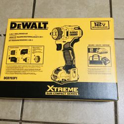 Dewalt 12v New 5 In 1 Drill Driver With (1) 2ah Battery , (1) Charger And Bag / Asking 90$
