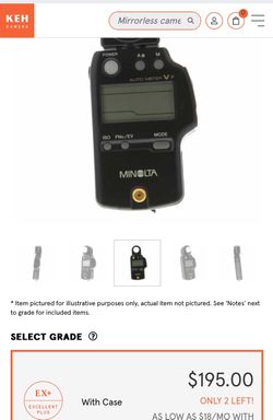 Konika Light Meter W Case