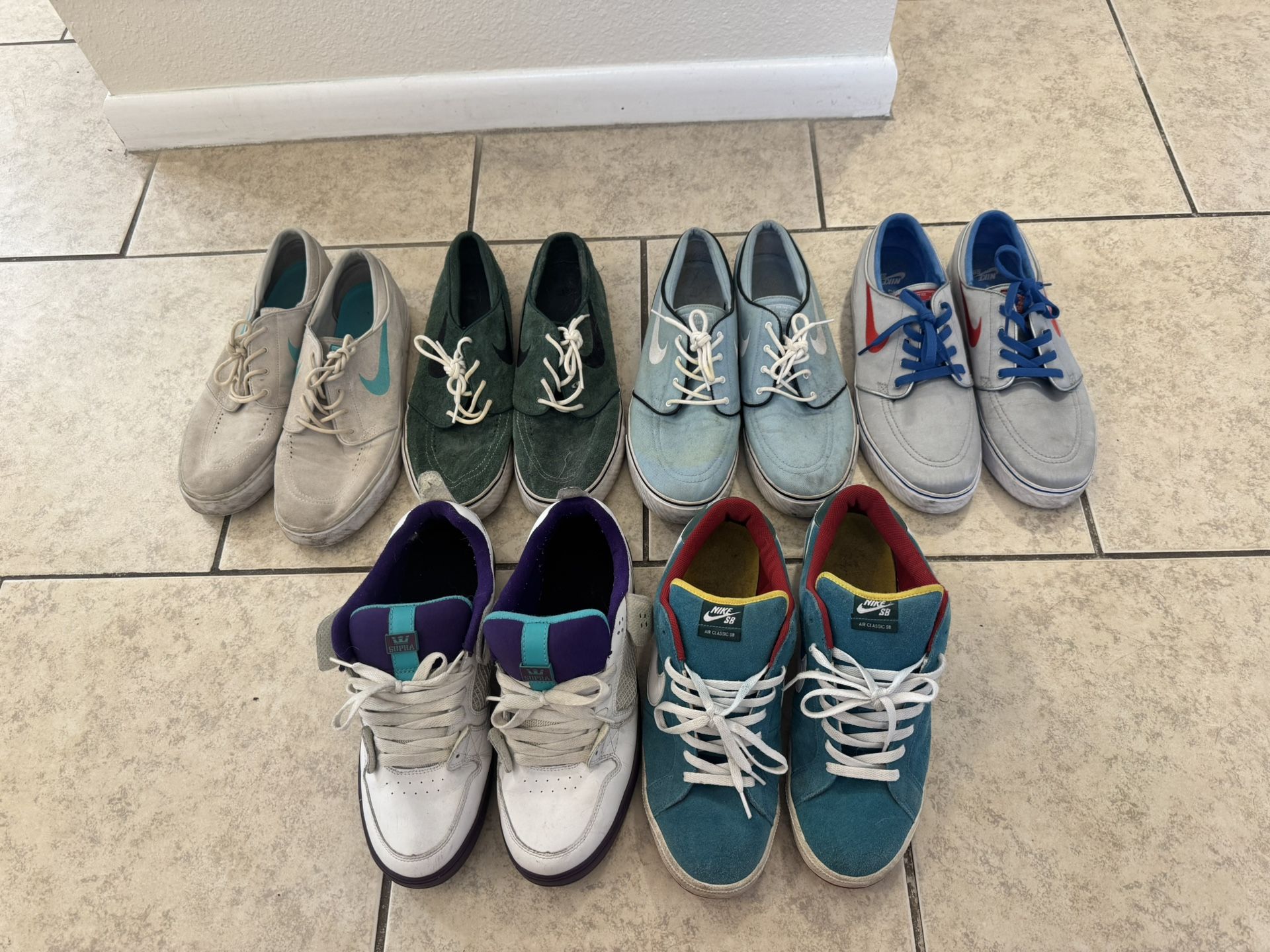Size 13 And 12 Nike SB Shoes