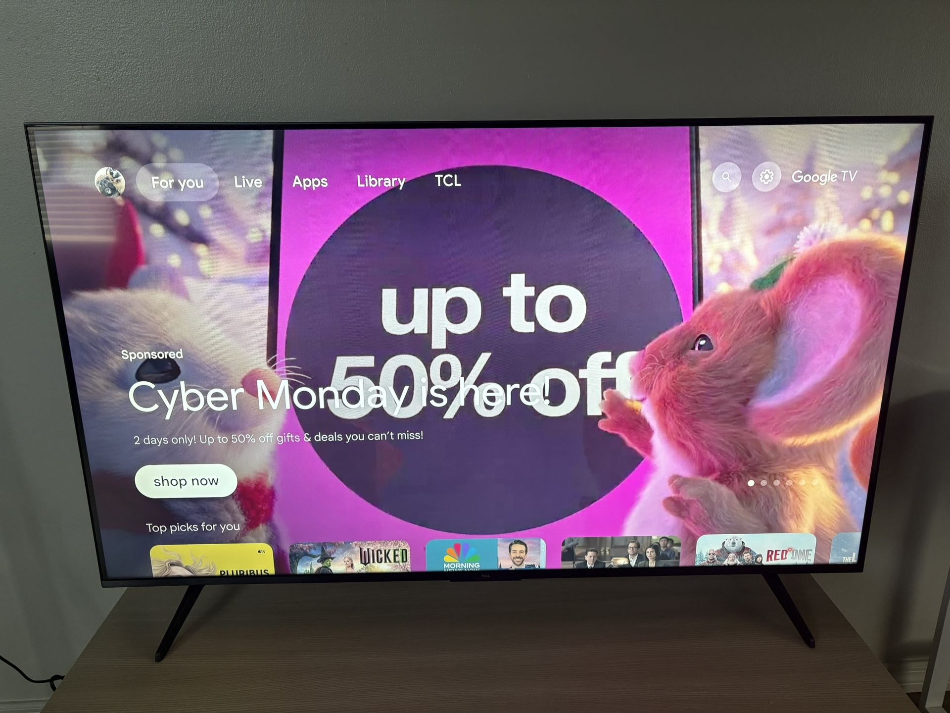 TCL 55 Inch 4K Smart TV