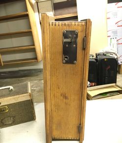 Vintage telephone cabinet