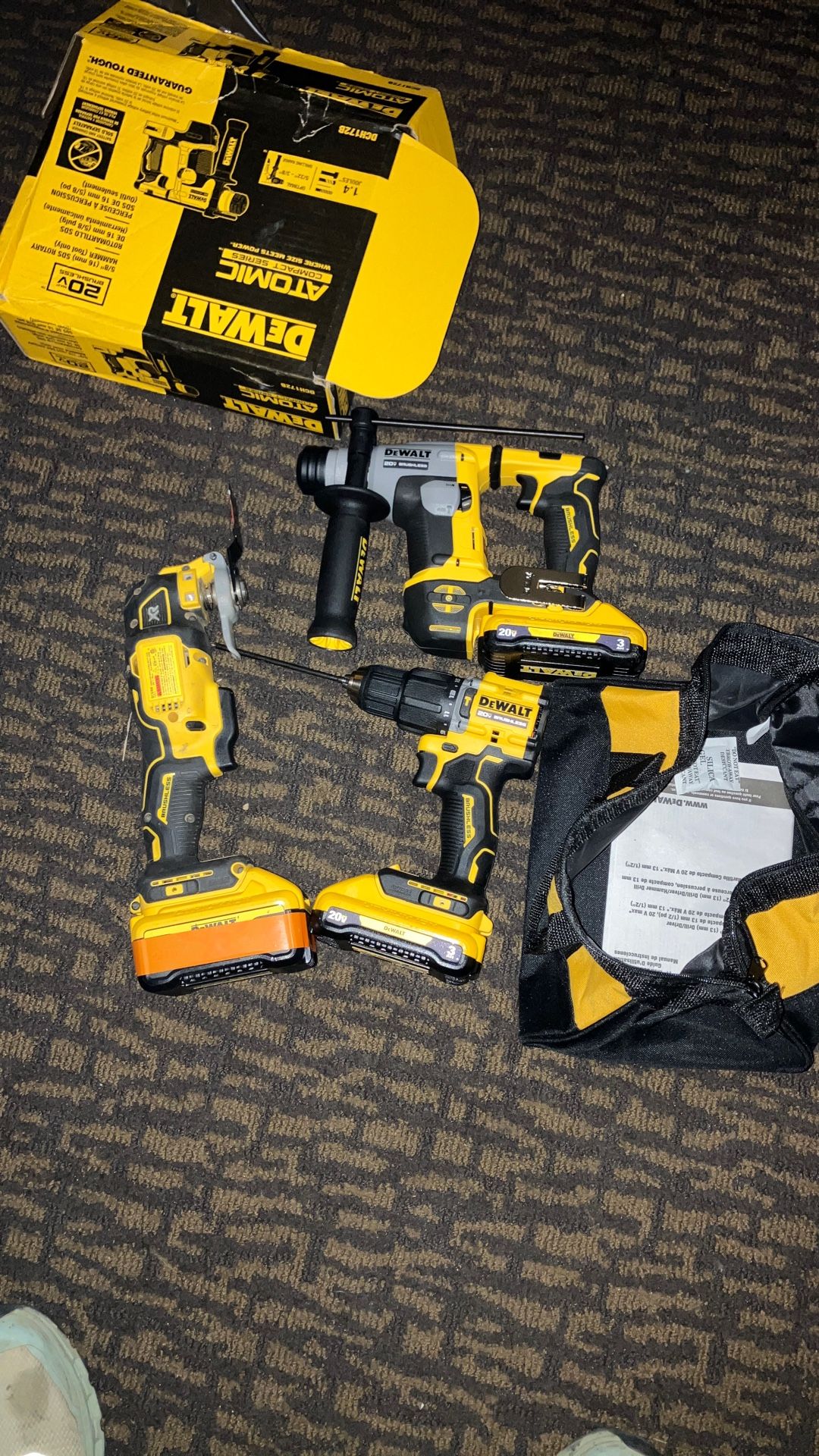 Dewalt Combo Brand New Tools
