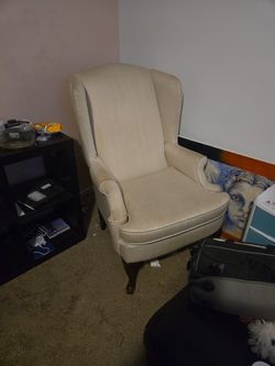 Beige Creme Super Oversized Stuffed Chair