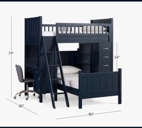 Pottery Barn Camp Loft Bed Set