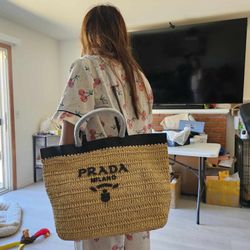 Prada Crochet Leather 