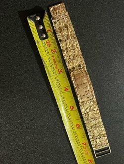 14K gold nugget bracelet