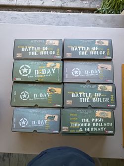 WW2 Corgi 1/50 tanks diecast $60 each wargaming toy soldiers