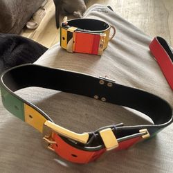 LGBTQ choker, and bracelet