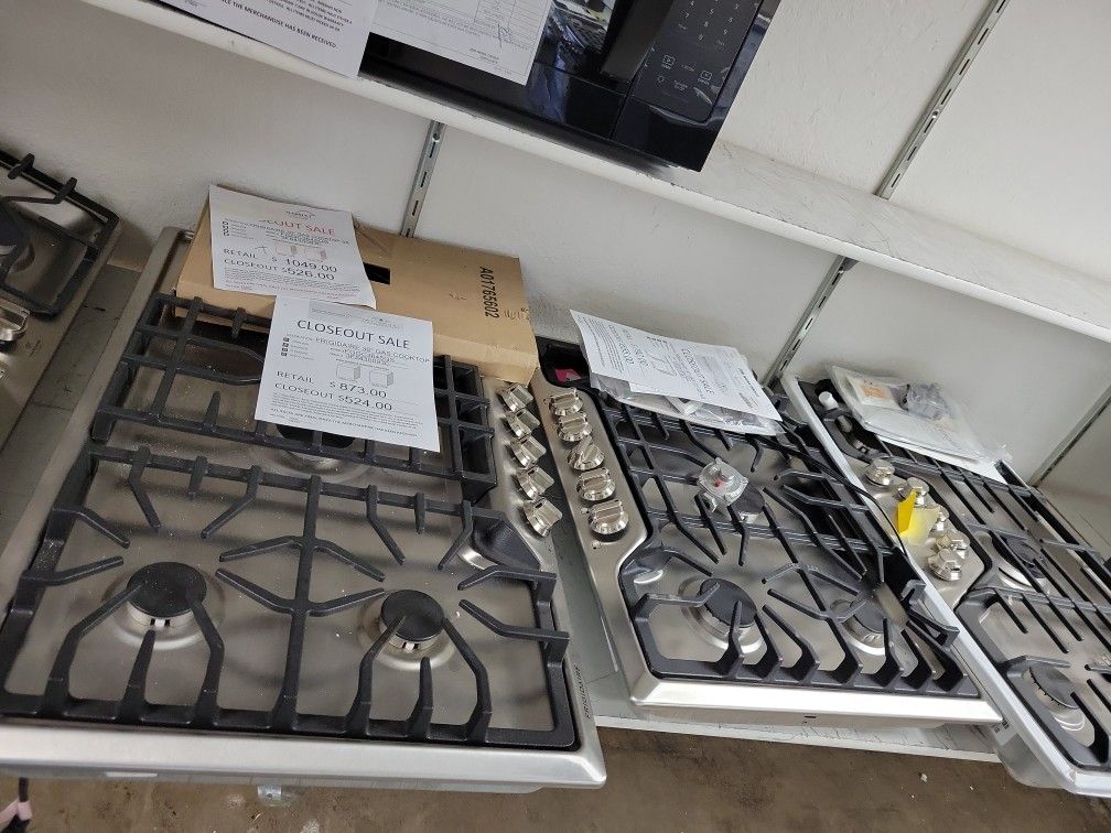 30 & 36 inch Gas Cooktops Different Brands
