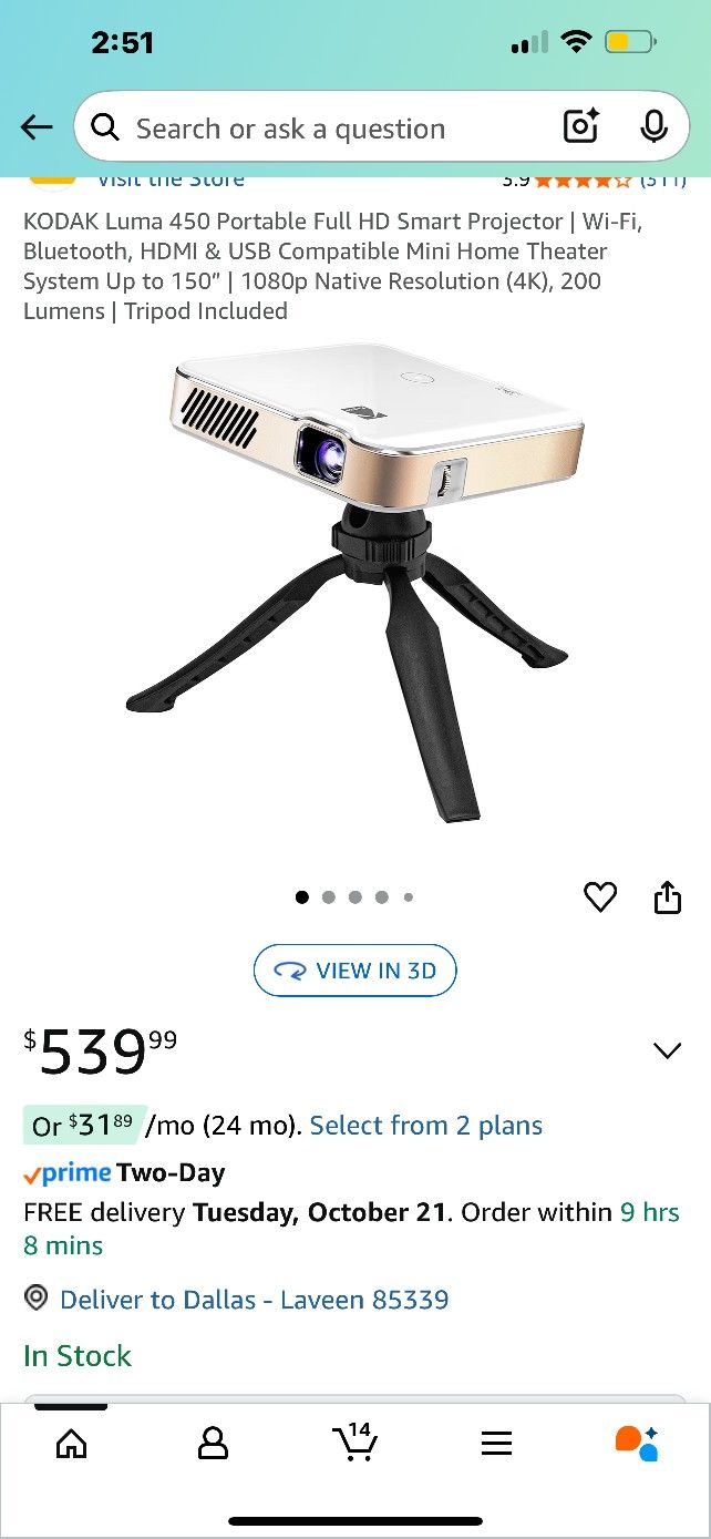 High Quality Kodak Projector 