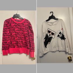 Karl Lagerfeld Tops Set Pink Size M