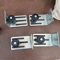 4 - Stay Roller, Delrin/Galvanized Steel