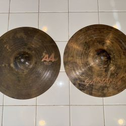 14” Sabian AA Apollo Hihat Cymbals -  Dark, Dry And Crisp