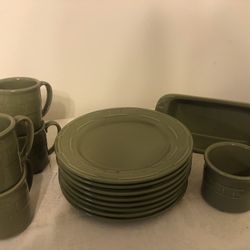 Longaberger Pottery - Sage