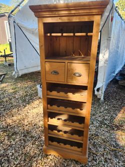 Free wood wine/glass cabinet
