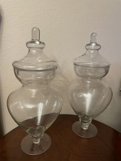 Glass Vases - 2 Available