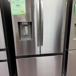 Refrigerator, Samsung New Open Box 36” French Door Fridge 