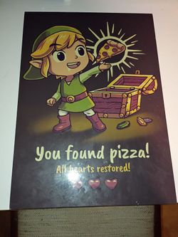 Displate legend of Zelda metal poster