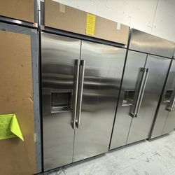 Ge Monogram 42 Inch Refrigerator And Freezer Side By Side Built In 
