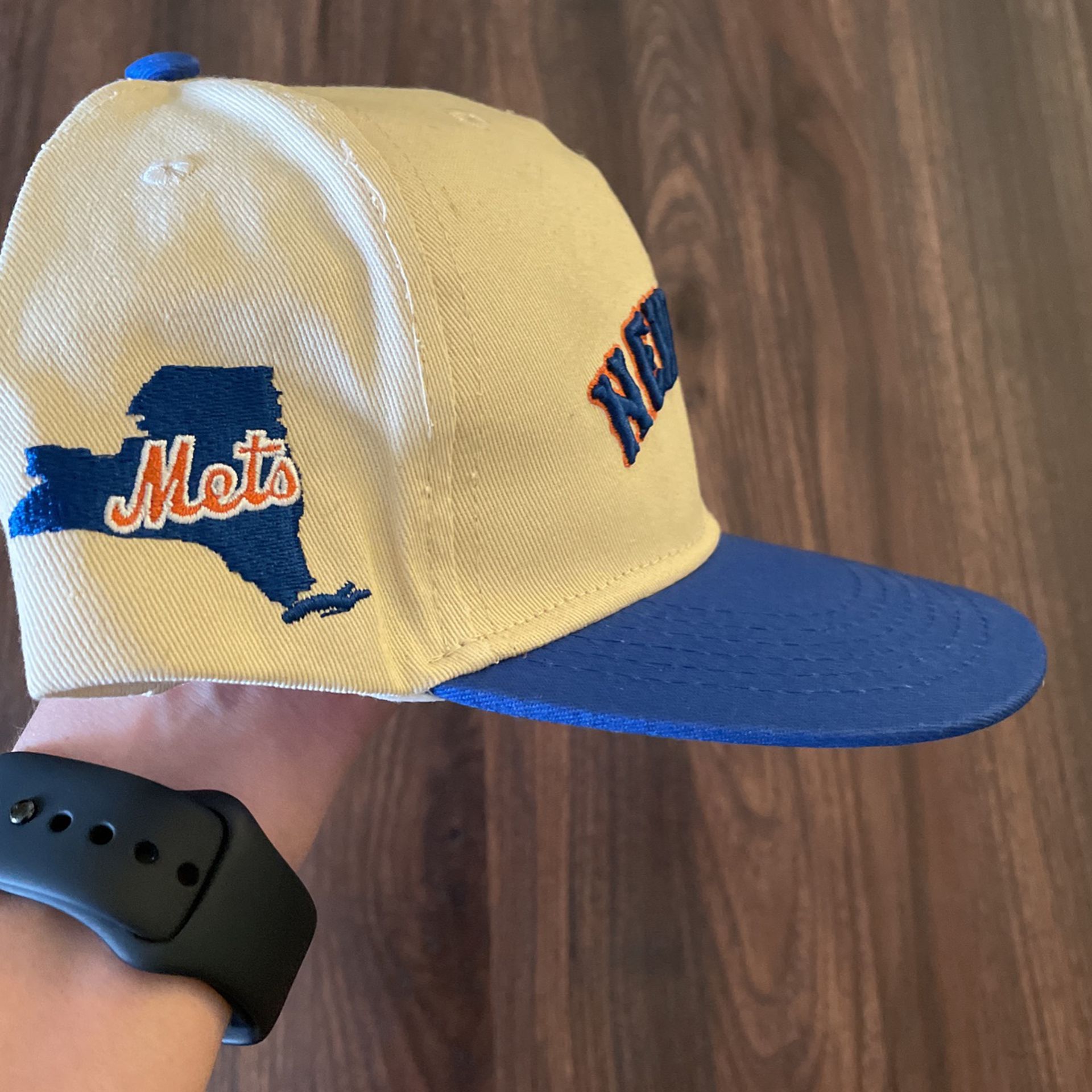 New York Mets Nathan's Hot Dog Blue Baseball Hat Adjustable Size