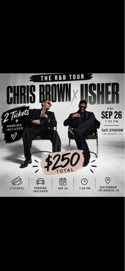 Usher and Chris brown concert