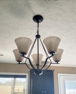 Ceiling fans and light fixtures