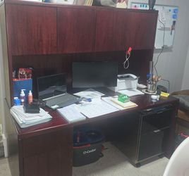Wood desk