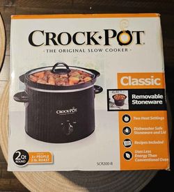Crock-Pot Classic 2Qt Slow Cooker SCR200-B