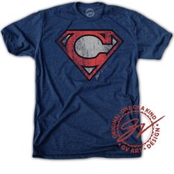 GV Art Cleveland Guardians MLB tshirt Large NEW superhero 