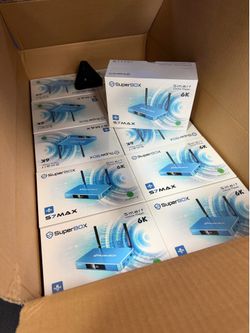 SUPERBOX S7 MAX BLACKBOX V6 MAX V6 PLUS ELITE MINI ELITE ULTRA SMART TV MEDIA PLAYER
