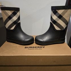 Kid Burberry Rain Boots