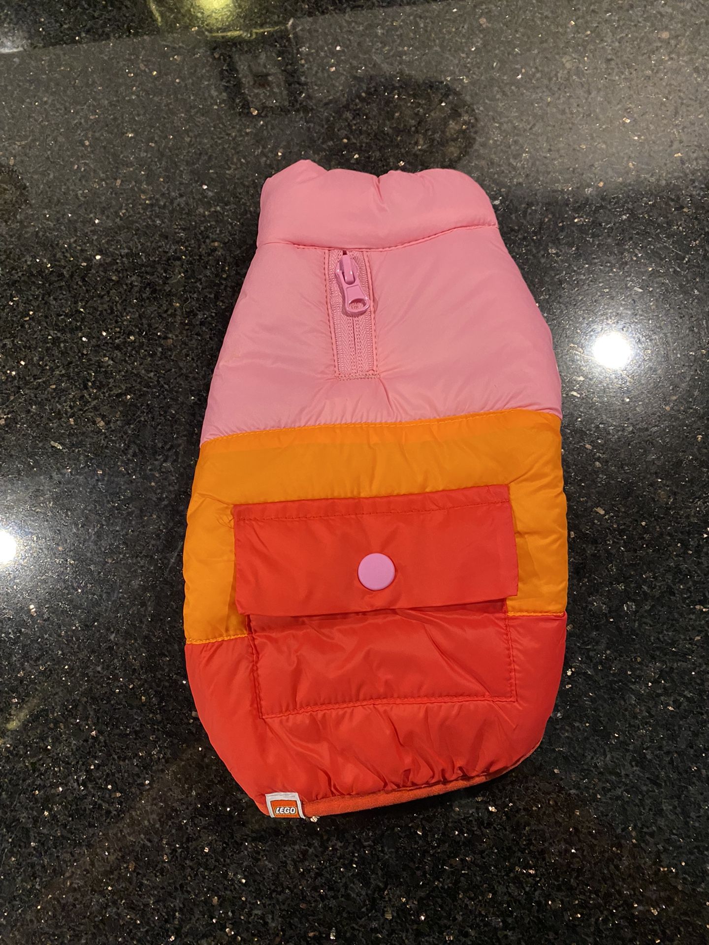 LEGO Dog Puffer Jacket Vest Size XS
